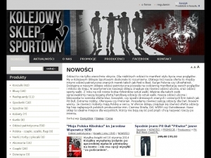 Nietypowa odzież w Kolejowym Sklepie Sportowym